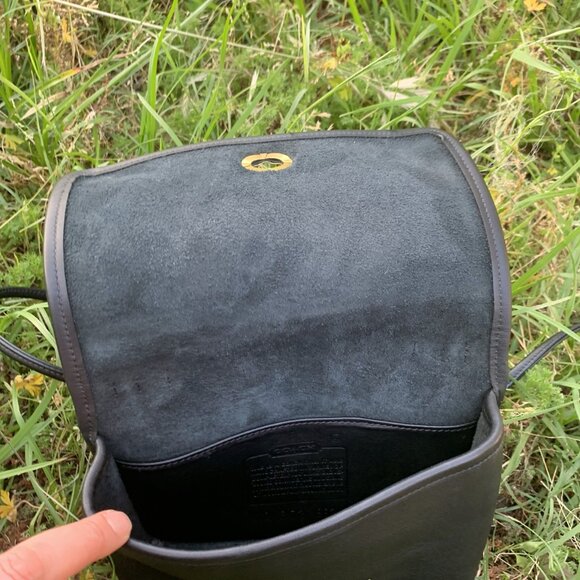 Vintage Coach Casino #9924 Crossbody Bag BLACK - Picture 11 of 16